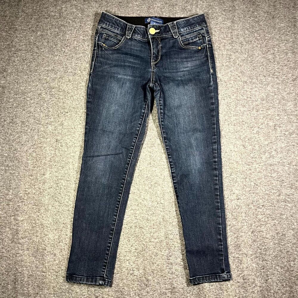 Democracy Womens AB Solution Technology Skinny Jeans 4 Dark Wash Shaping Stretch